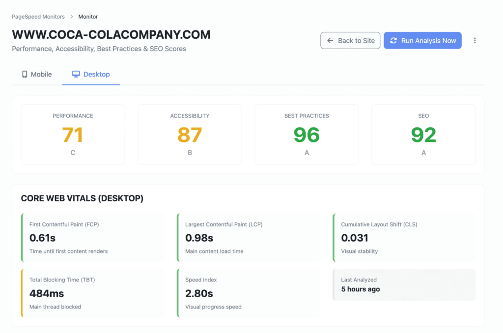 PageSpeed Insights Tattler Tech 02 13 2026 11 10 PM - bryzora monitoring