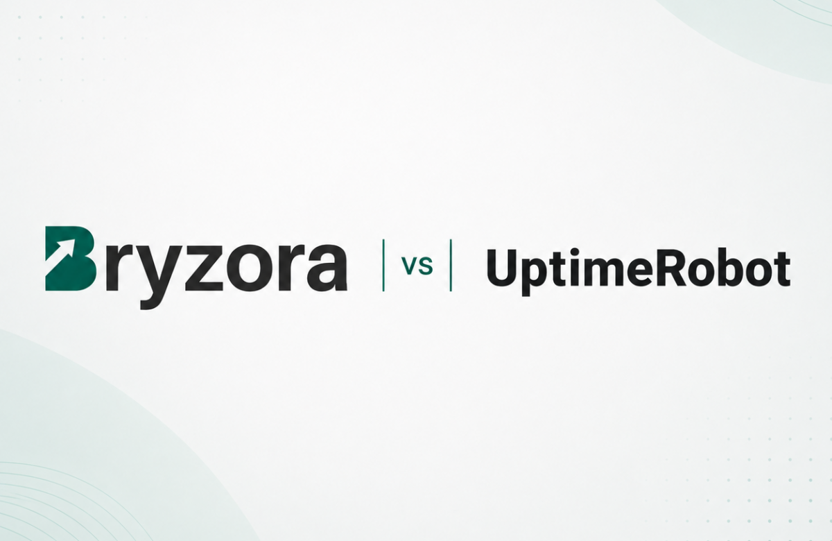 bryzora vs uptime robot - bryzora monitoring